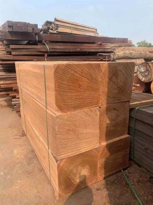 铁路枕木 洛阳柳桉木 柳杂木大型枕木垫木加工厂家